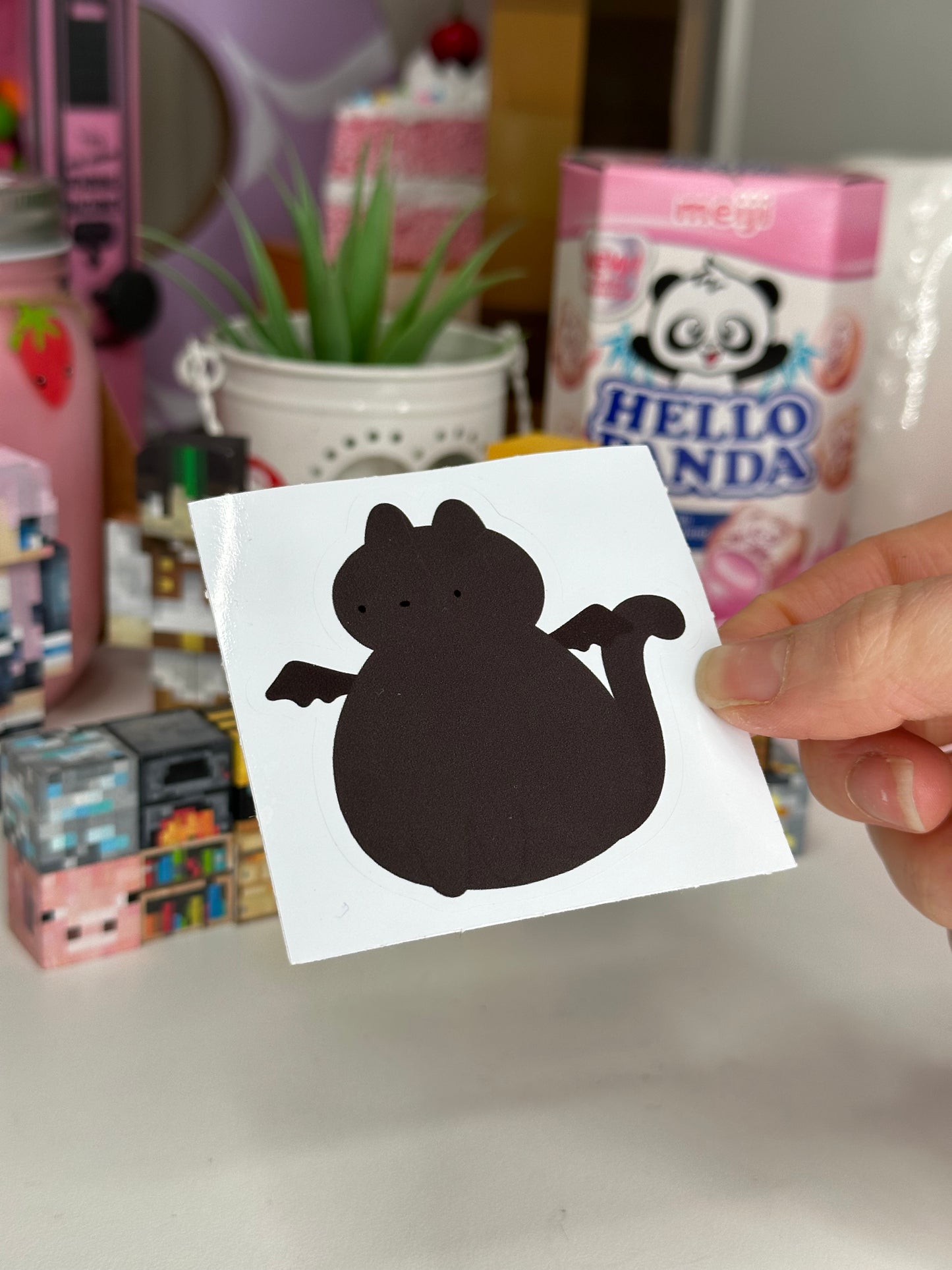 Vinyl Sticker Bat Cat Sticker Shop All Spooky Cat Spooky Cat Stickers Stickers