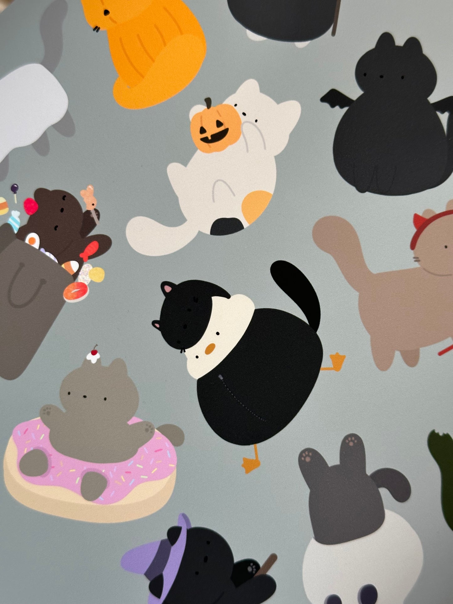Print Spooky Cats Print original artwork Prints Shop All Spooky Cat