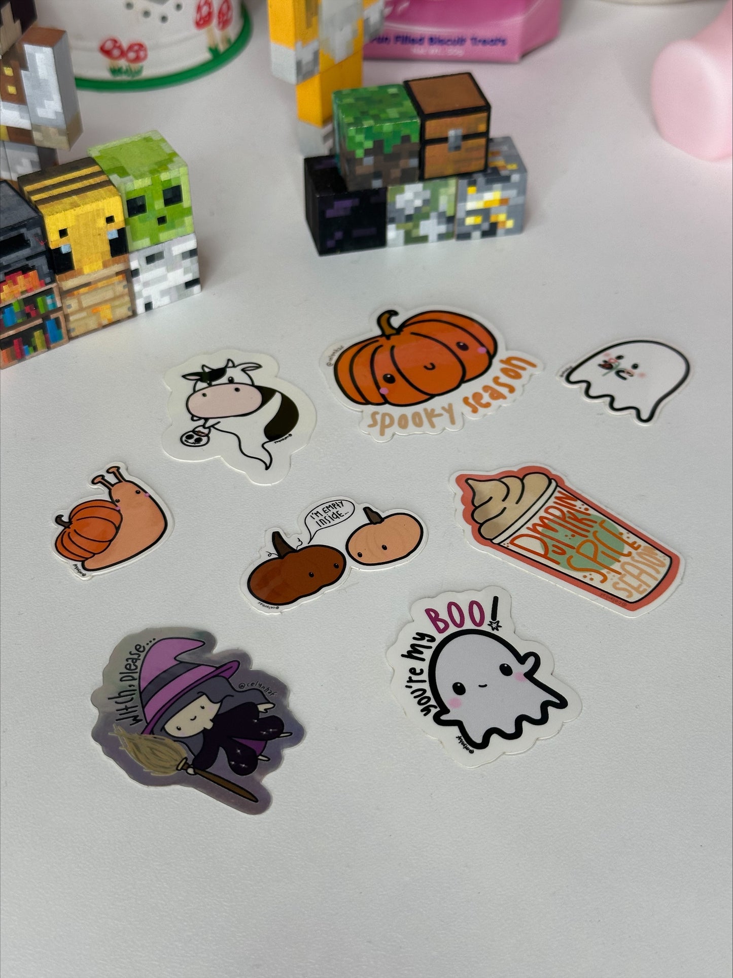 Vinyl Sticker Original Halloween Vinyl Sticker Bundle original artwork Original Stickers Shop All