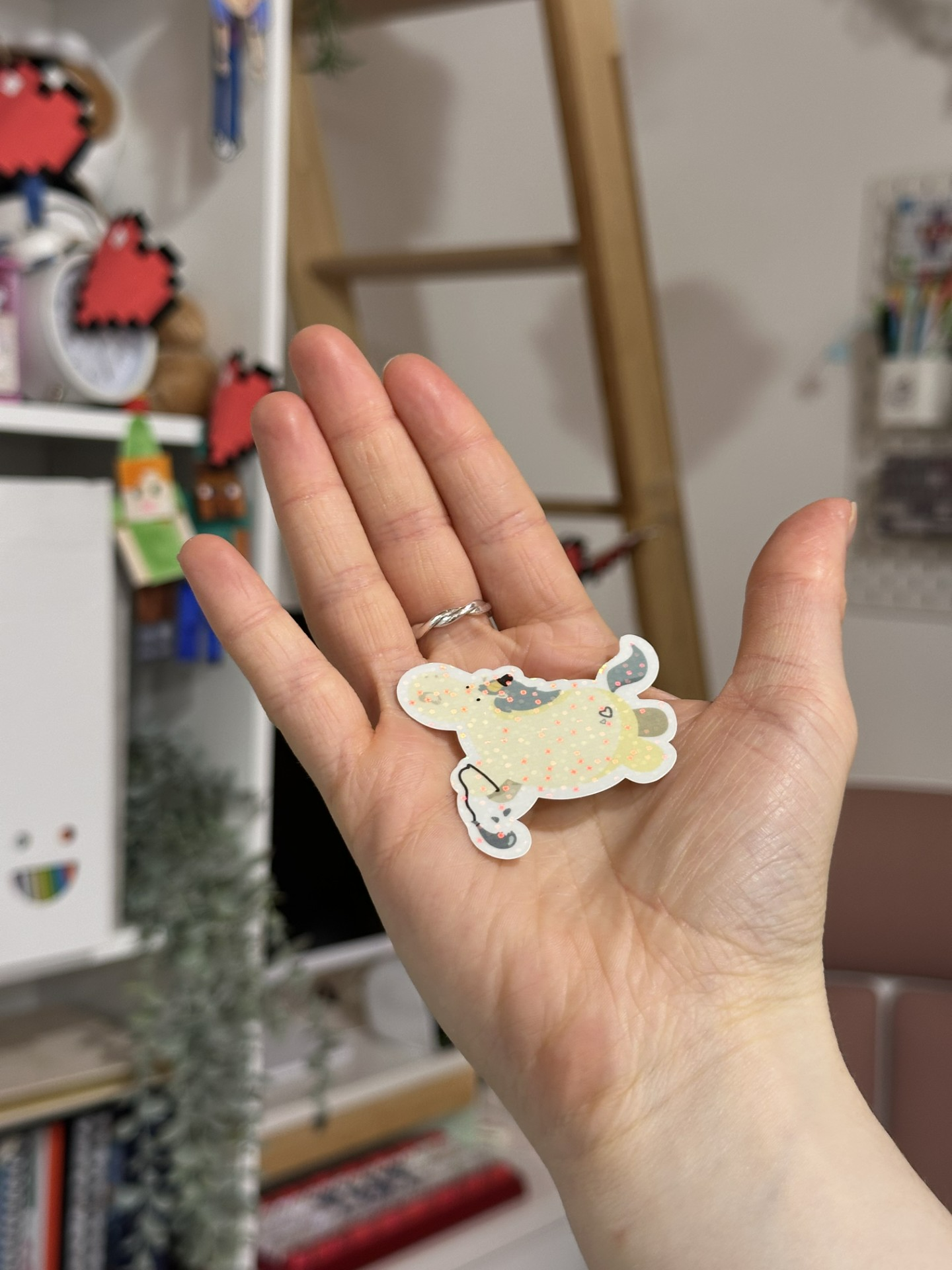 Sad Unicorn Holo Vinyl Sticker