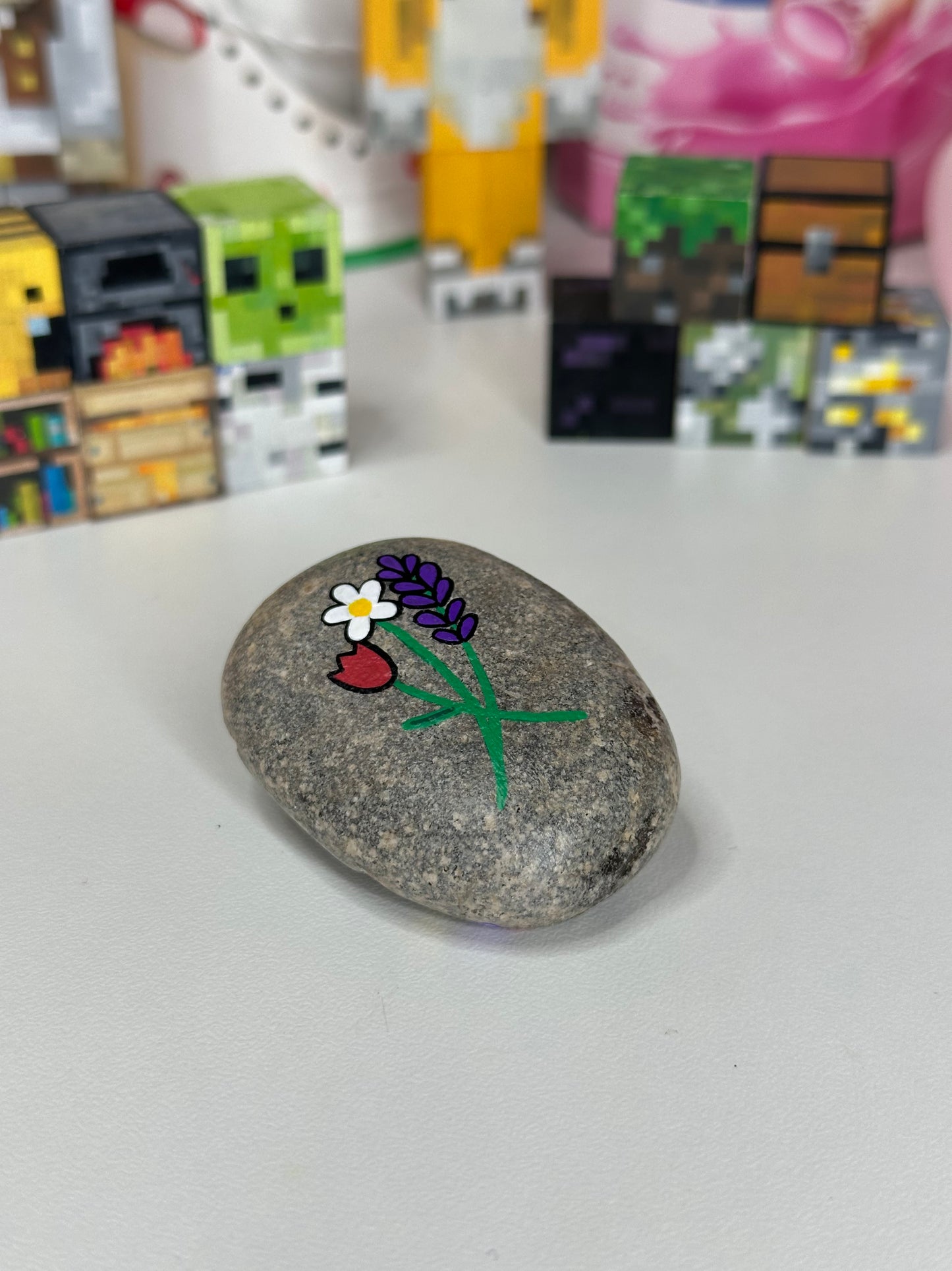 Pebbles Wildflower Pebble not sold original artwork Pebble pebbles Shop All Wildflower Pebble