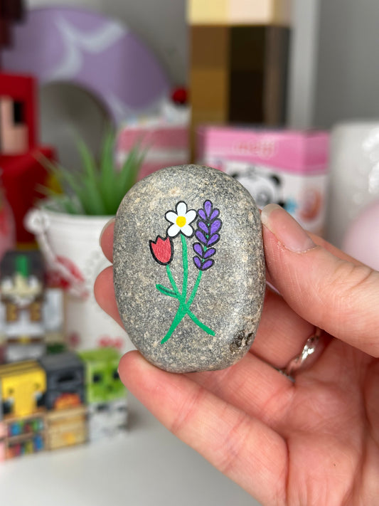 Pebbles Wildflower Pebble not sold original artwork Pebble pebbles Shop All Wildflower Pebble