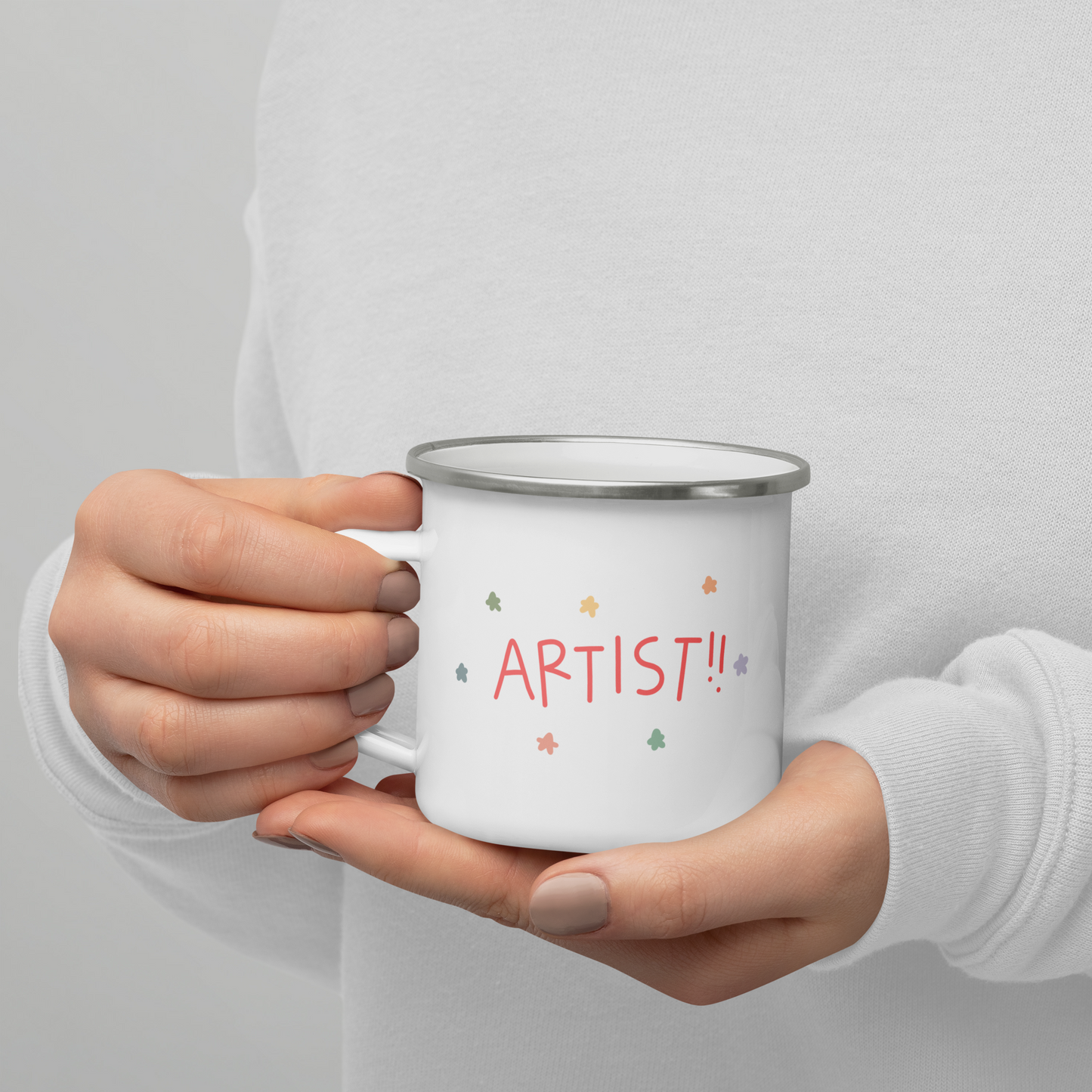 Artist Enamel Mug