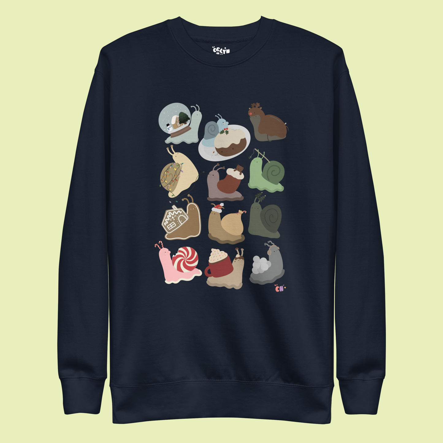 Festive Snails Unisex Adult Sweatshirt