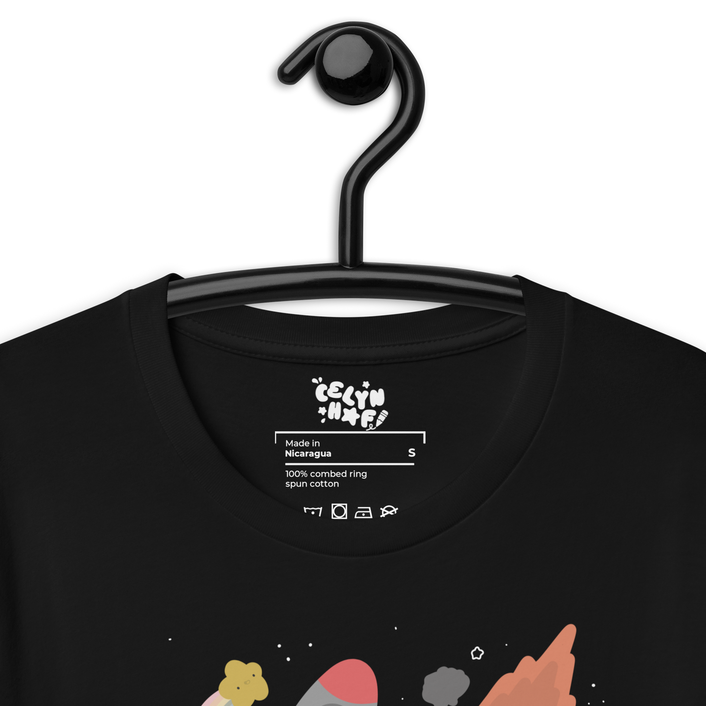 Cow in Space Unisex Adult T-Shirt