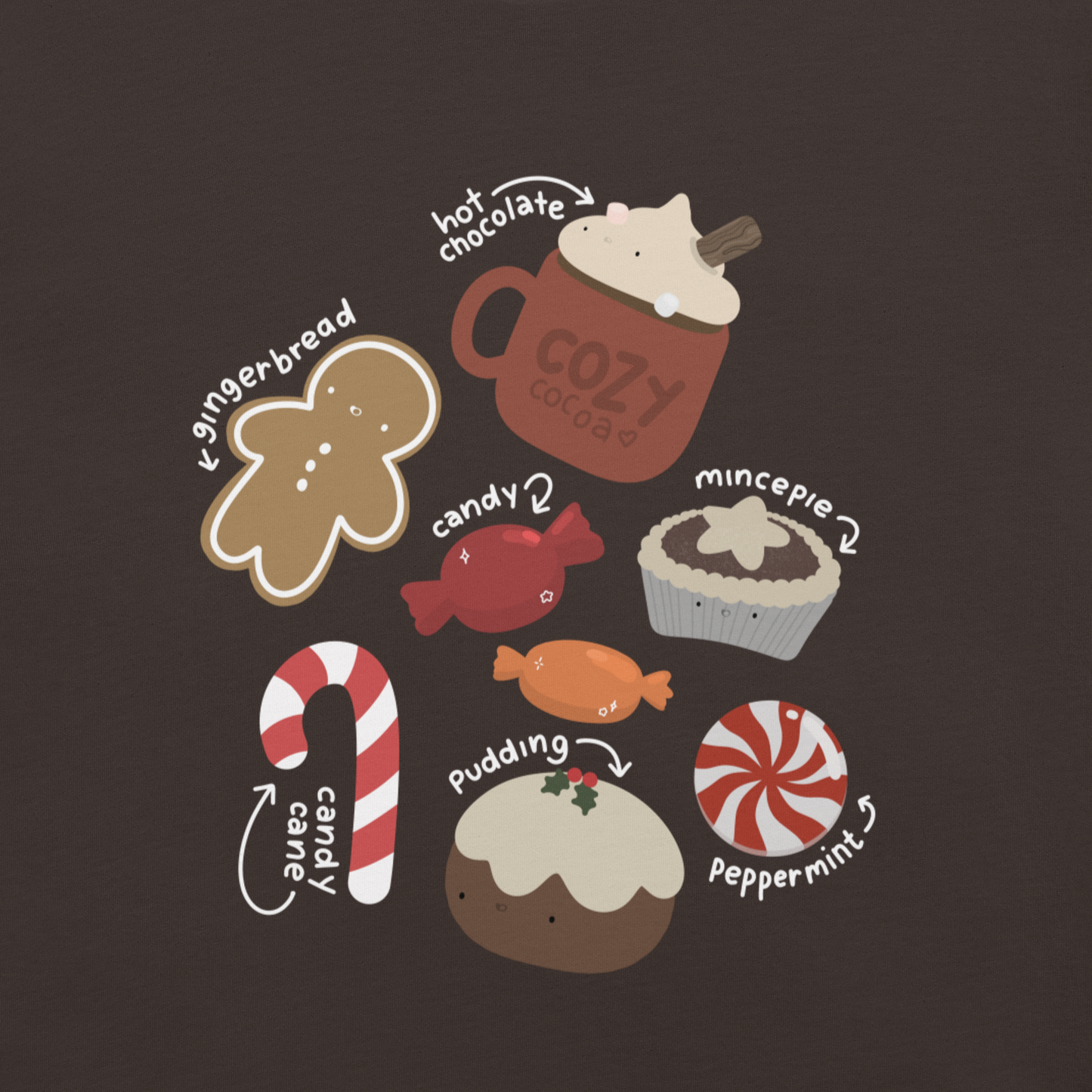 Festive Treats Unisex Adult T-Shirt