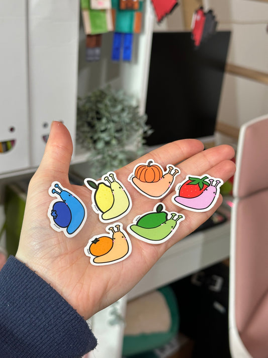 Fruit Snail Vinyl Sticker Collection