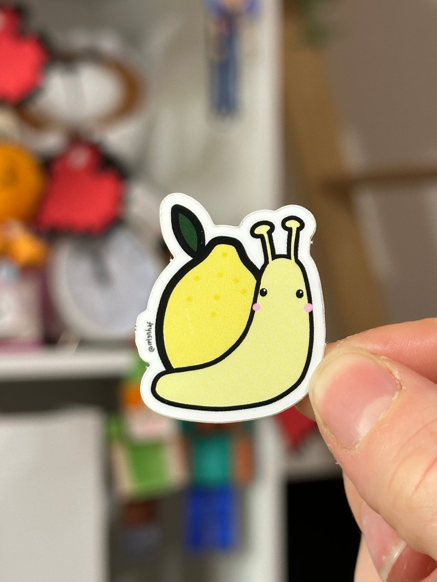 Lemon Snail Vinyl Sticker