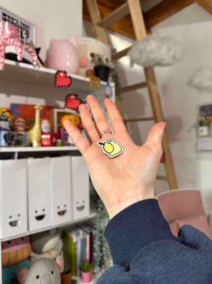 Lemon Snail Vinyl Sticker