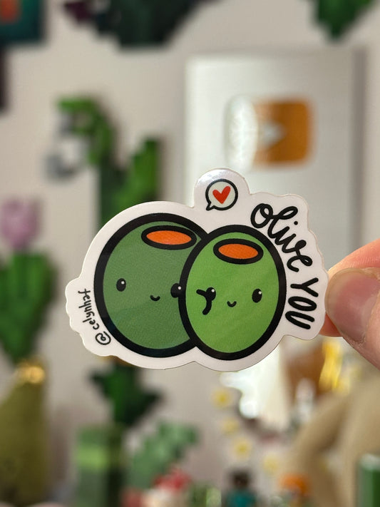 Olive You Vinyl Sticker