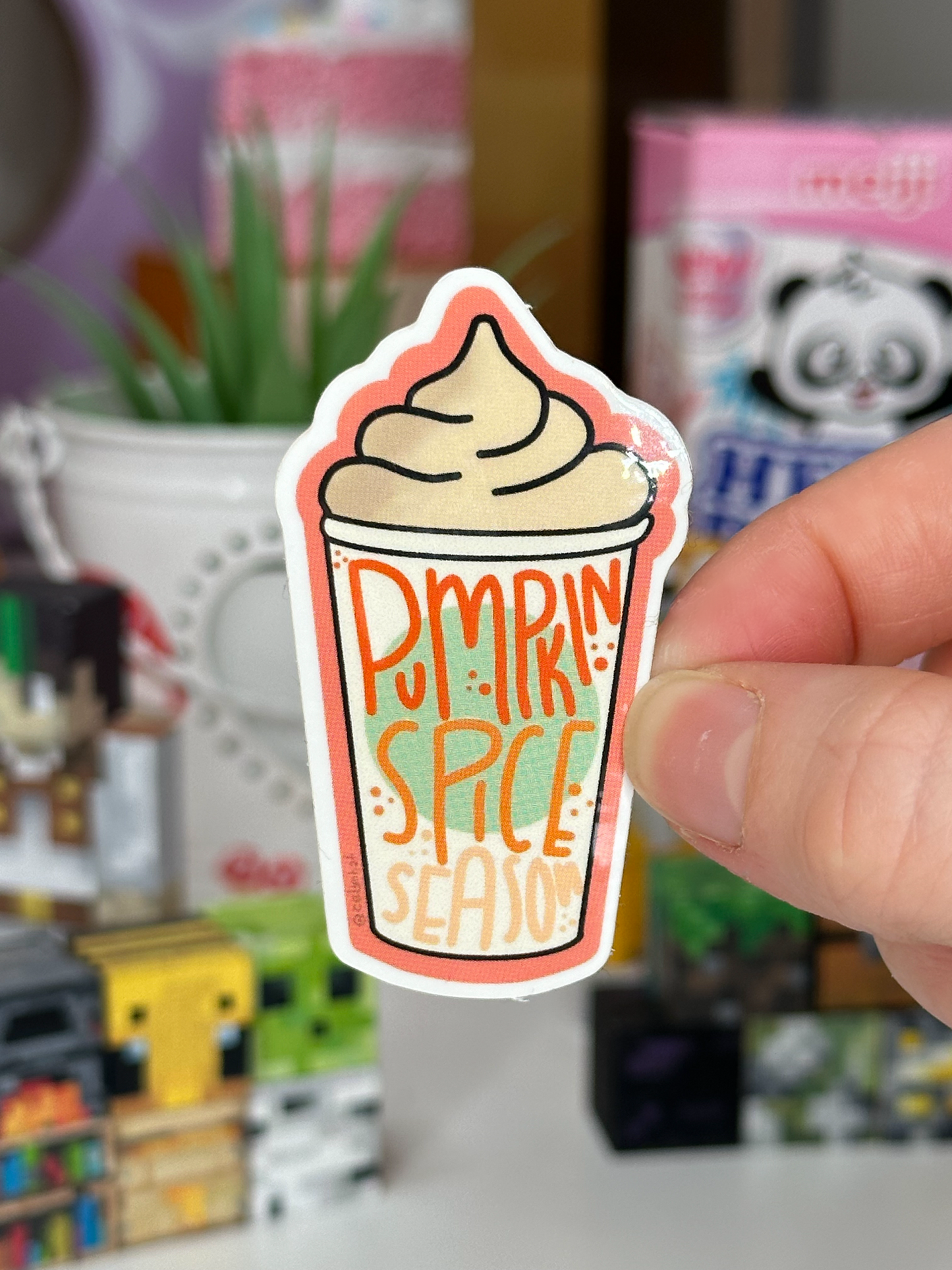 Pumpkin Spice Vinyl Sticker