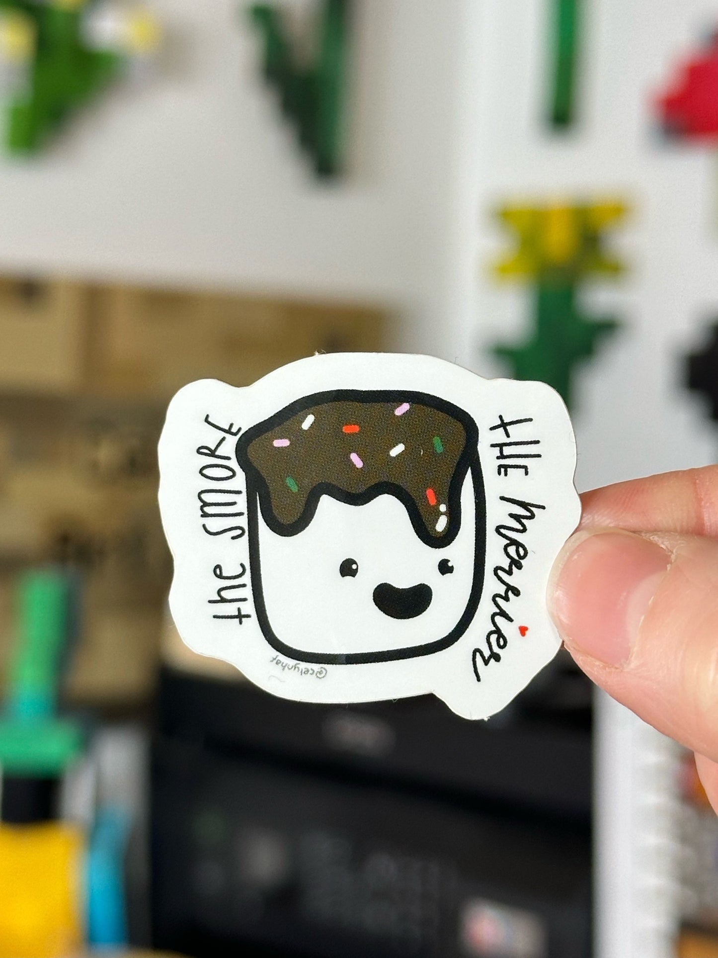 The Smore the Merrier Vinyl Sticker