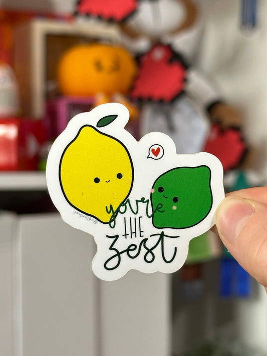 You’re the Zest Vinyl Sticker