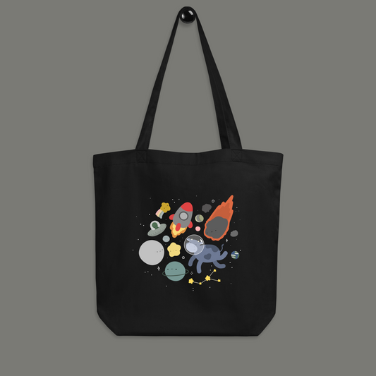 Cow in Space Tote Bag