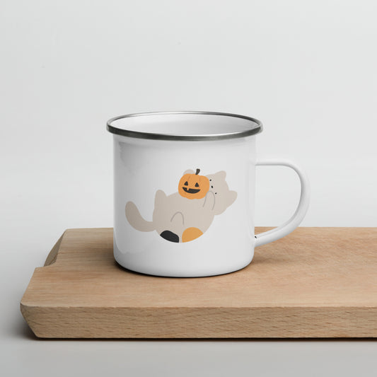 Mug Playful Pumpkin Cat Mug Default Title Mugs Shop All Spooky Cat