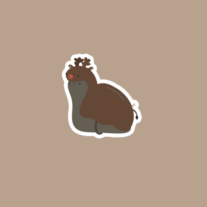 Reindeer Snail Sticker