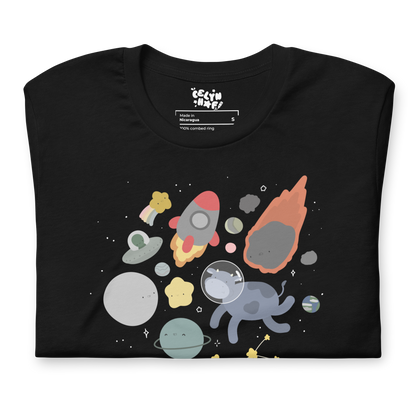 Cow in Space Unisex Adult T-Shirt