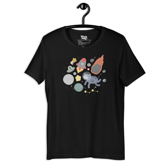 Cow in Space Unisex Adult T-Shirt