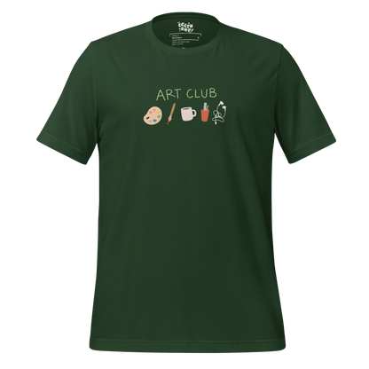 Art Club Green Unisex Adult T-shirt